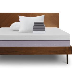 Purple mattress plus bedding set