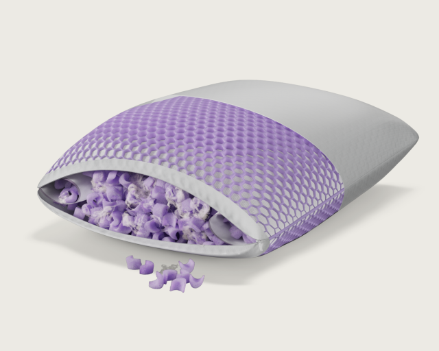 Freeform pillow exposed grid
